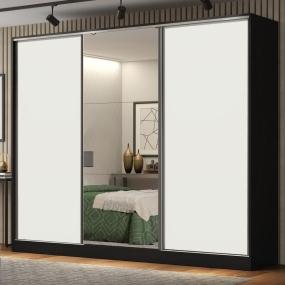 MADESA ROPERO CLÓSET MADESA ROYALE 3 PUERTAS 1 ESPEJO NNB