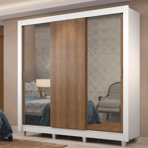 ROPERO MADESA LYON PLUS 3 PUERTAS CORREDIZAS 4C PIES B