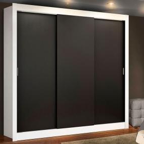 MADESA ROPERO MADESA MÓNACO 3 PUERTAS CORREDIZAS BLANCO