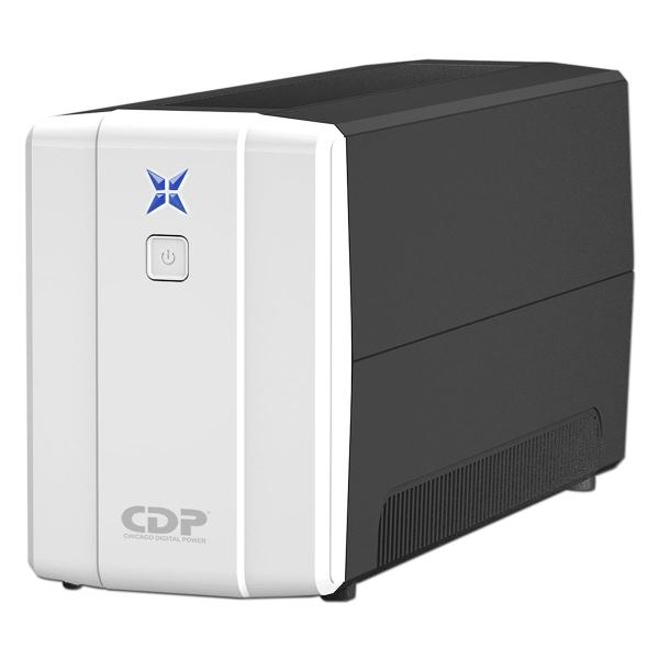 NO BREAK CDP R-UPR758 DE 750VA 350W RESPALDO DE BATERÍA Y REGULADOR 8 CONTACTOS CON SUPRESIÓN