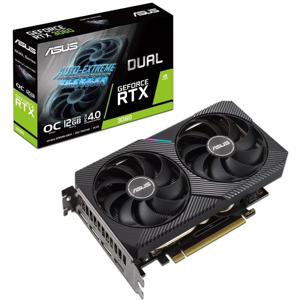 TARJETA DE VIDEO NVIDIA GEFORCE RTX 3060 ASUS DUAL OC 12GB GDDR6