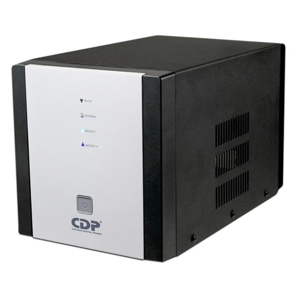 REGULADOR CDP R-AVR5008 DE 5000VA/2500W 9 CONTACTOS COLOR NEGRO