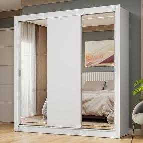 ROPERO CLÓSET MADESA 3 PUERTAS 2 ESPEJOS BB 02