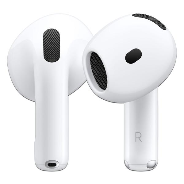 AUDÍFONOS APPLE AIRPODS 4 CON ESTUCHE DE CARGA BLUETOOTH CANCELACION ACTIVA DE RUIDO IP54