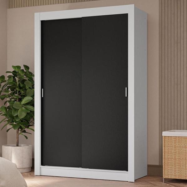 ROPERO CLÓSET MADESA VIVARE PLUS 2 PUERTAS BN