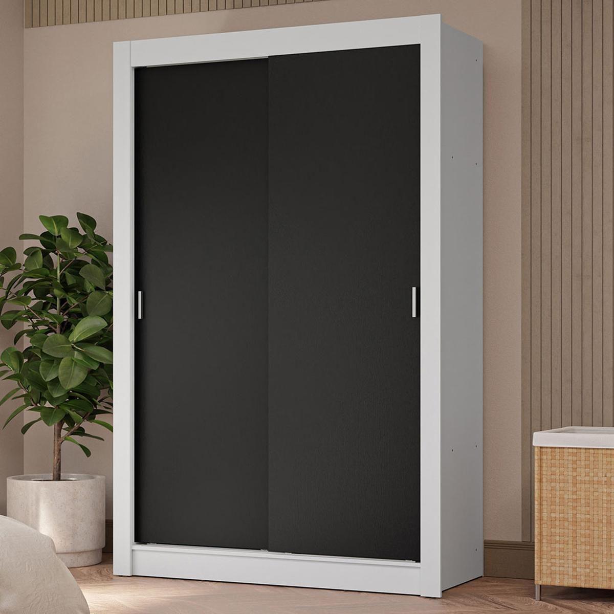 Ropero clóset madesa vivare plus 2 puertas bn