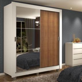 MADESA ROPERO MADESA DALLAS 2 PUERTAS 1 CON ESPEJO 2 CAJONES