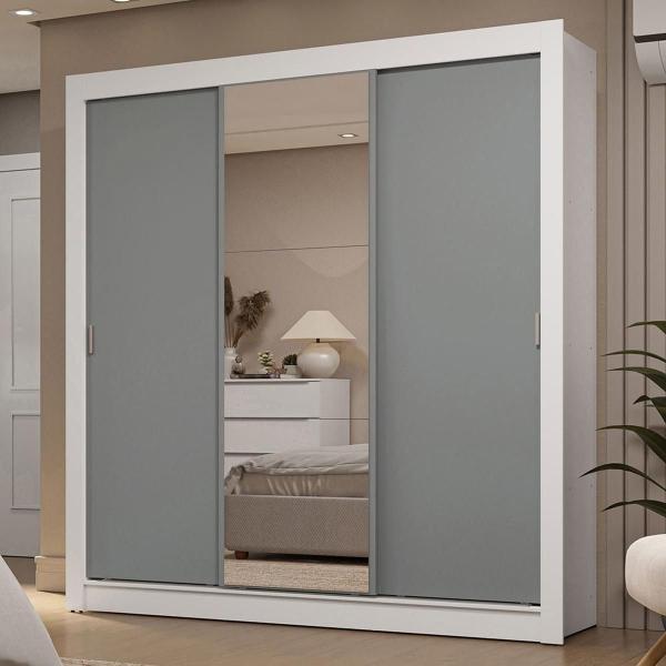 ROPERO CLÓSET MADESA 3 PUERTAS 1 ESPEJO BG 01