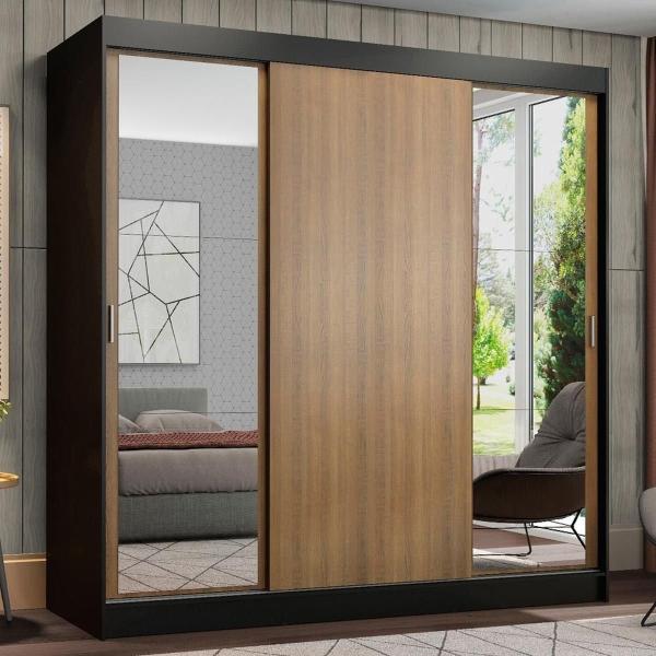 ROPERO MADESA RENO 3 PUERTAS CORREDIZAS ESPEJOS