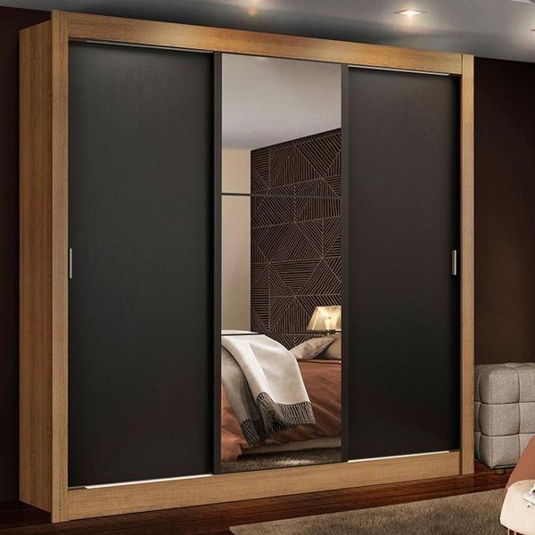 ROPERO MADESA MÓNACO 3 PUERTAS CORREDIZAS 1 ESPEJO