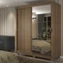 ROPERO MADESA DALLAS PLUS 2 PUERTAS CORREDIZAS 4C PIES