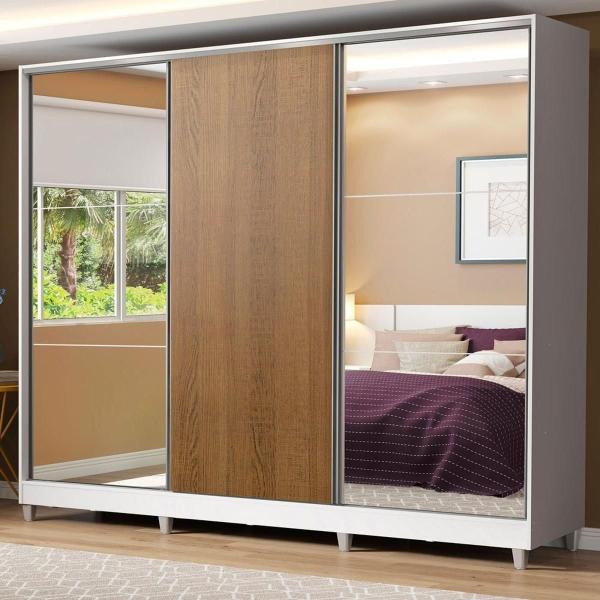 ROPERO CLÓSET MADESA ROYALE 3 PUERTAS 2 ESPEJO BMB CP