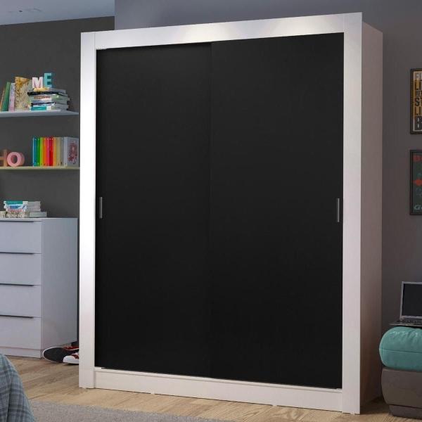 ROPERO MADESA DALLAS 2 PUERTAS 2 CAJONES BLANCO