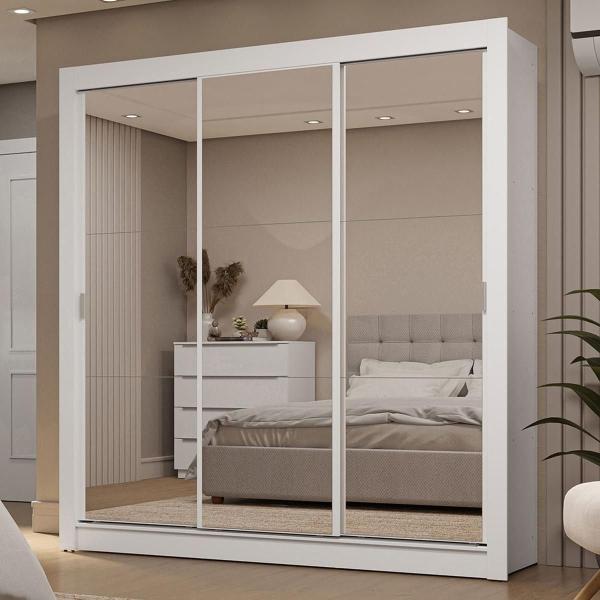 ROPERO CLÓSET MADESA 3 PUERTAS 3 ESPEJOS BB 01