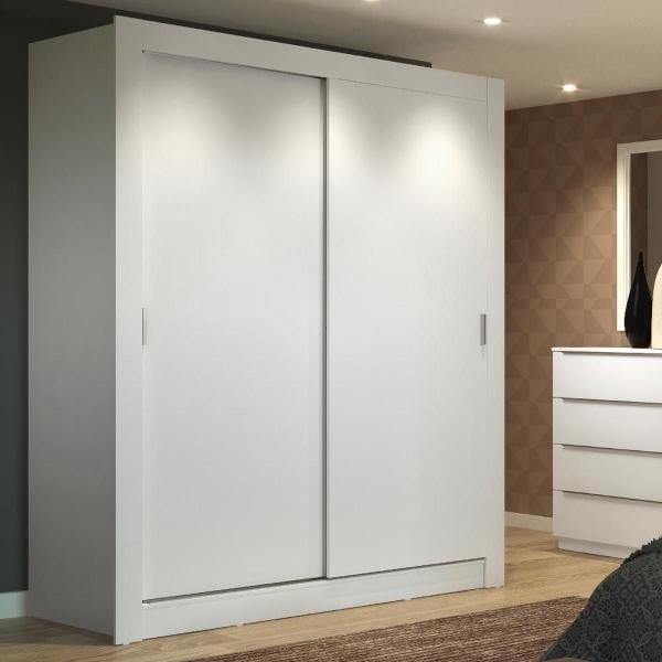 ROPERO MADESA DALLAS 2 PUERTAS 2 CAJONES BLANCO