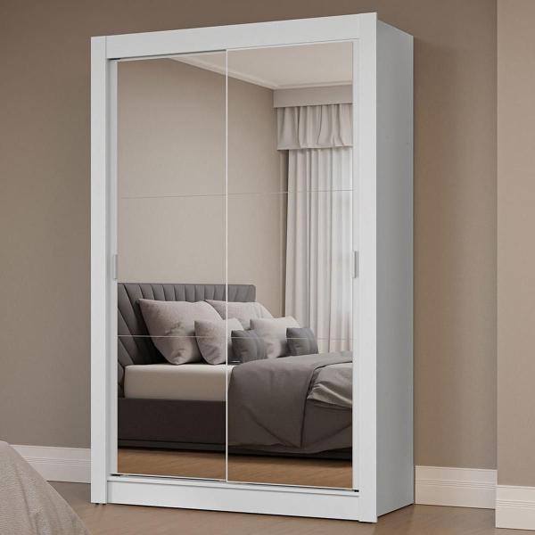 ROPERO CLÓSET MADESA MILANO 2 PUERTAS 2 ESPEJOS BB
