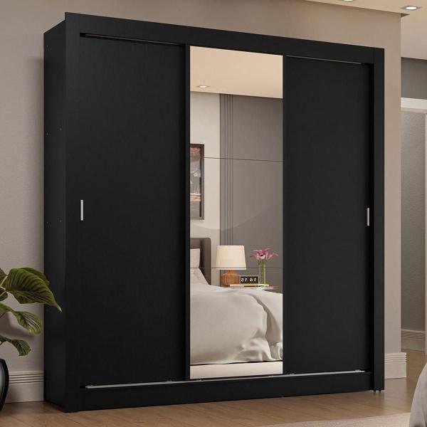 ROPERO CLÓSET MADESA 3 PUERTAS 1 ESPEJO NN 02