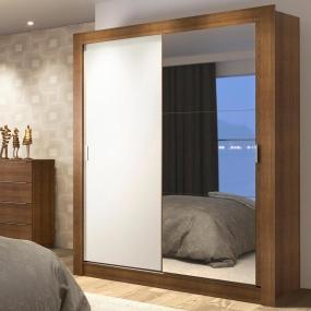 ROPERO MADESA DALLAS PLUS 2 PUERTAS 4C MARRÓN