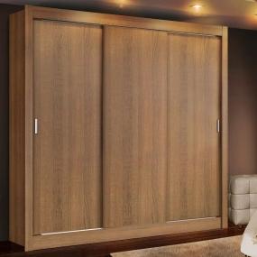 MADESA ROPERO MADESA MÓNACO 3 PUERTAS CORREDIZAS MARRÓN