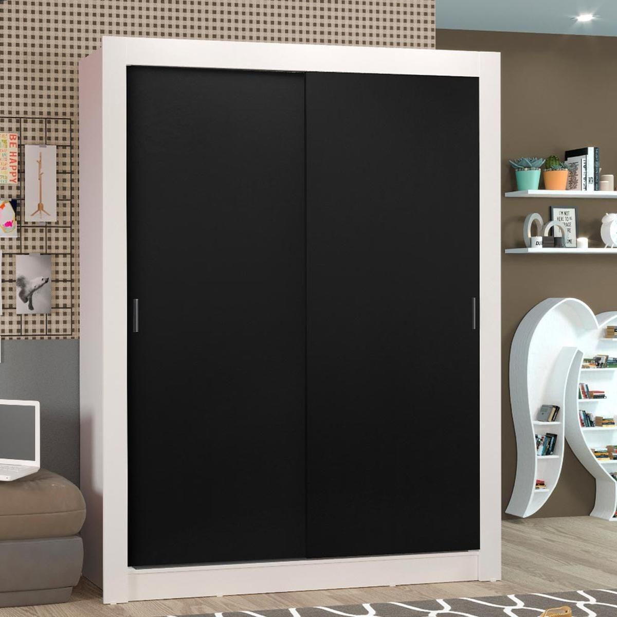 Ropero madesa denver 2 puertas corredizas blanco