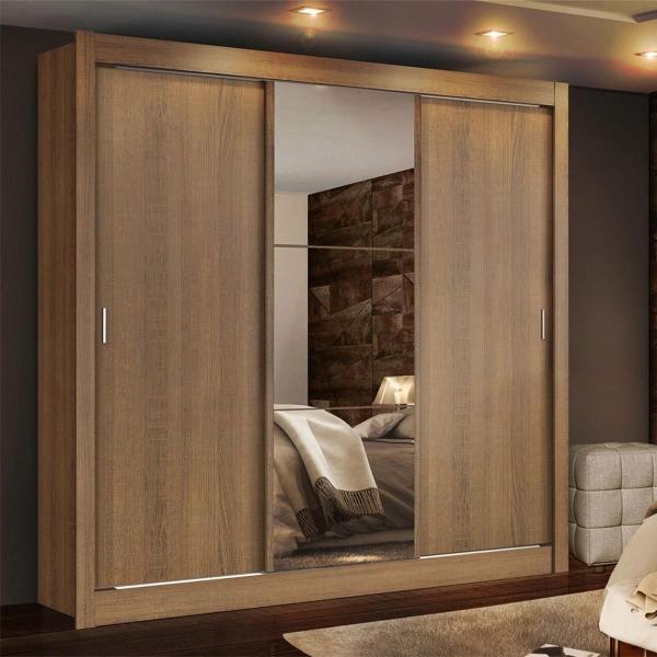 ROPERO MADESA LYON PLUS 3 PUERTAS CORREDIZAS 1E 4C M