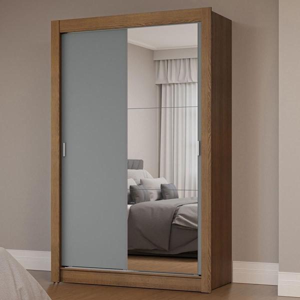 ROPERO CLÓSET MADESA MILANO 2 PUERTAS 1 ESPEJO MG