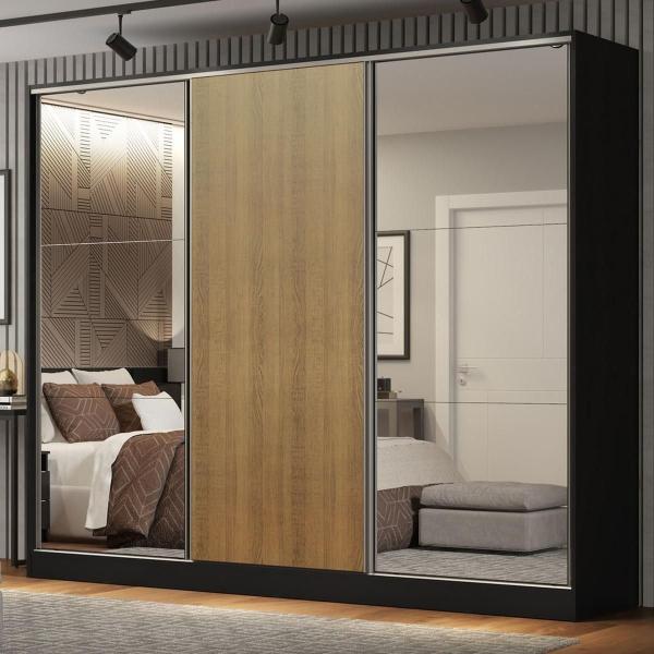 ROPERO CLÓSET MADESA ROYALE 3 PUERTAS 2 ESPEJO NM