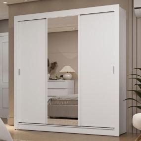 ROPERO CLÓSET MADESA 3 PUERTAS 1 ESPEJO BB 01