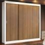 ROPERO MADESA LYON PLUS 3 PUERTAS CORREDIZAS 4C BLANCO