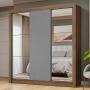 ROPERO CLÓSET MADESA 3 PUERTAS 2 ESPEJOS MG