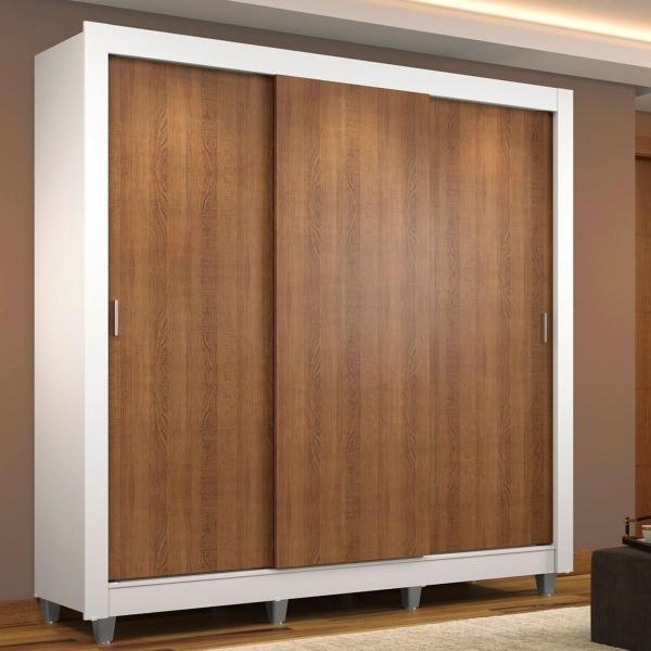 ROPERO MADESA MÓNACO 3 PUERTAS CORREDIZAS CON PIES