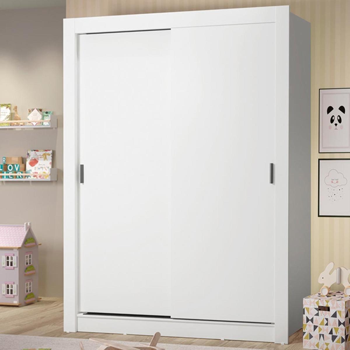 Ropero madesa dallas plus 2 p 4 cajones blanco