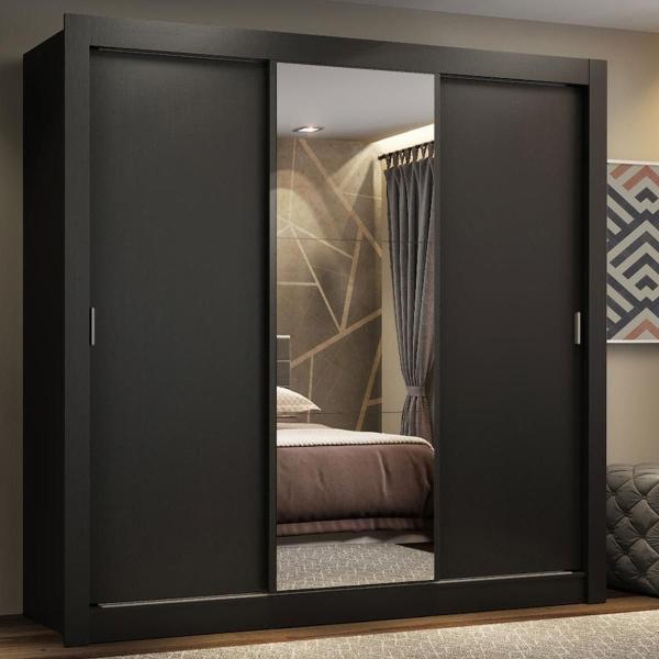 ROPERO MADESA LYON PLUS 3 PUERTAS CORREDIZAS 1E 4C N