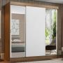 ROPERO DOBLE MADESA RENO 3 PUERTAS 2 ESPEJO MB