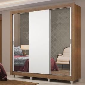 ROPERO MADESA LYON PLUS 3 PUERTAS CORREDIZAS 4C PIES M