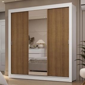 ROPERO CLÓSET MADESA 3 PUERTAS CORREDIZAS 1E BM 01