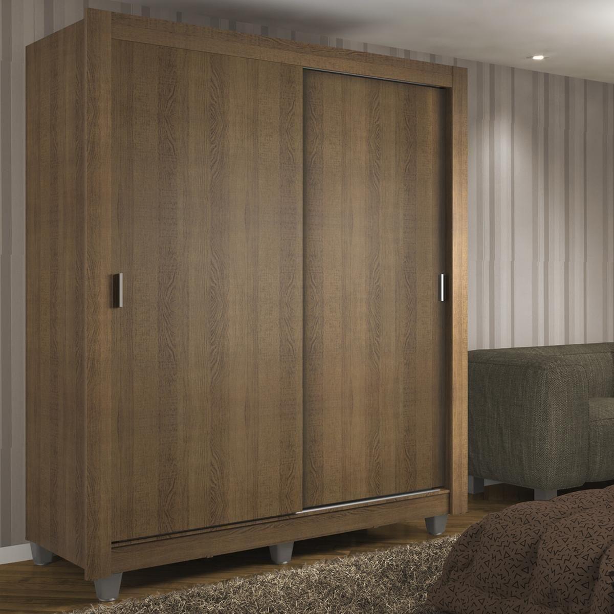 Ropero madesa dallas 2 puertas corredizas 2c pies