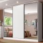 ROPERO CLÓSET MADESA ROYALE 3 PUERTAS 2 ESPEJO BLANCO