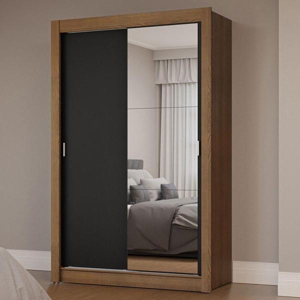 ROPERO CLÓSET MADESA MILANO 2 PUERTAS 1 ESPEJO MN