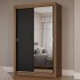 ROPERO CLÓSET MADESA MILANO 2 PUERTAS 1 ESPEJO MN