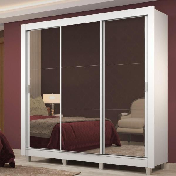 ROPERO MADESA LYON PLUS 3 PUERTAS CORREDIZAS E 4C PIES