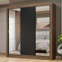 ROPERO CLÓSET MADESA 3 PUERTAS 2 ESPEJOS MN