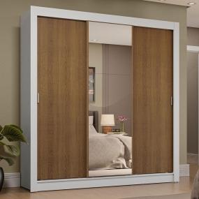 ROPERO CLÓSET MADESA 3 PUERTAS 1 ESPEJO BM 02