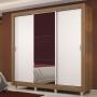 ROPERO MADESA LYON PLUS 3 PUERTAS E 4C PIES MARRÓN 01