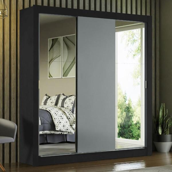 ROPERO CLÓSET MADESA MÓNACO 3 PUERTAS 2 ESPEJOS NG