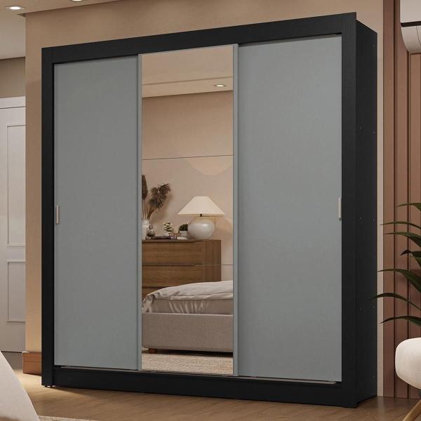 ROPERO CLÓSET MADESA 3 PUERTAS 1 ESPEJO NG 01