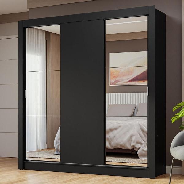 ROPERO CLÓSET MADESA 3 PUERTAS 2 ESPEJOS NN