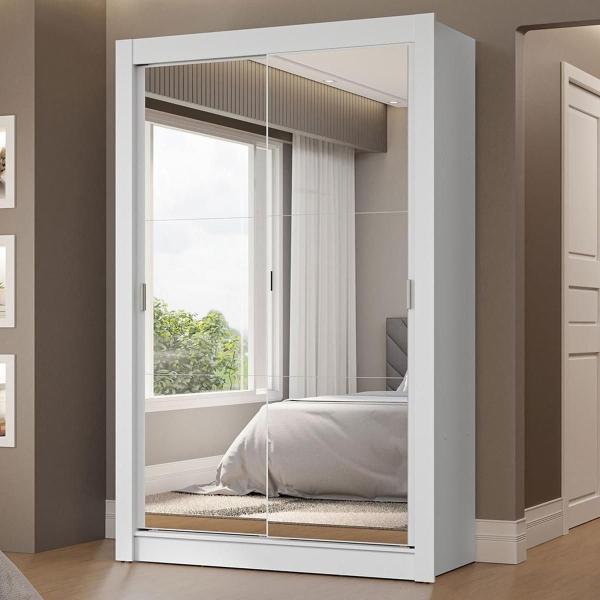 ROPERO CLÓSET MADESA VIVARE 2 PUERTAS 2 ESPEJOS BB