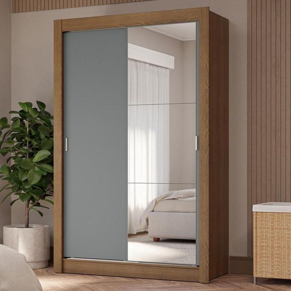 ROPERO CLÓSET MADESA VIVARE PLUS 2 PUERTAS 1 ESPEJO