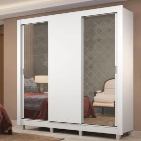 ROPERO MADESA LYON PLUS 3 PUERTAS CORREDIZAS 4C PIES B